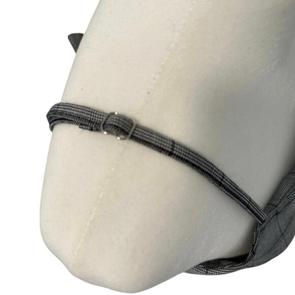 YFFS Gray Plaid Tie Back Mini Dress - Picture 9 of 12